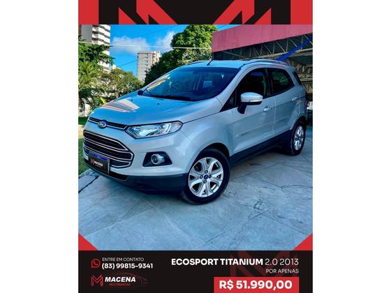 FORD ECOSPORT 2.0 TITANIUM 16V FLEX 4P MANUAL FORD ECOSPORT 2.0 TITANIUM 16V FLEX 4P MANUAL